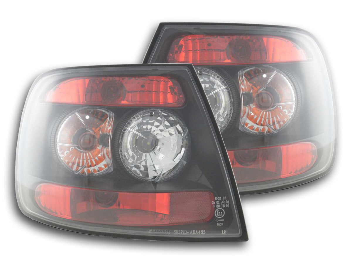 Rückleuchten Set Audi A4 Limo Typ B5 95-00 schwarz Rückleuchten Set Audi A4 Limo Typ B5 95-00 schwarz